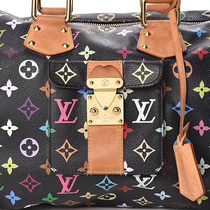 Louis Vuitton Monogram Multicolor Speedy 30 Black 7 of 12