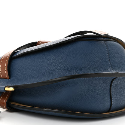 Loewe Grained Calfskin Small Gate Crossbody Bag Varsity Blue Pecan 9 of 10