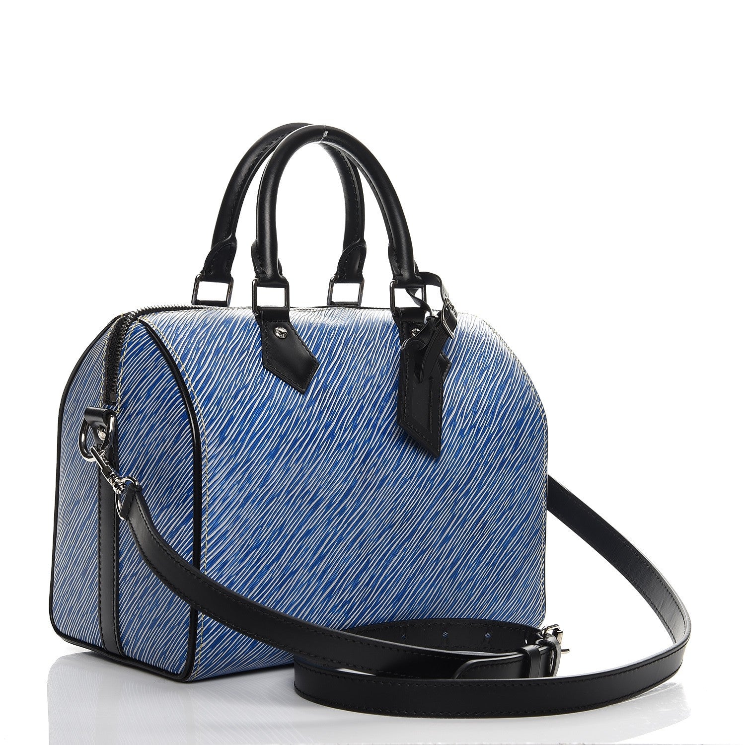 Louis Vuitton Epi Speedy Bandouliere 25 Denim Light 4 of 9