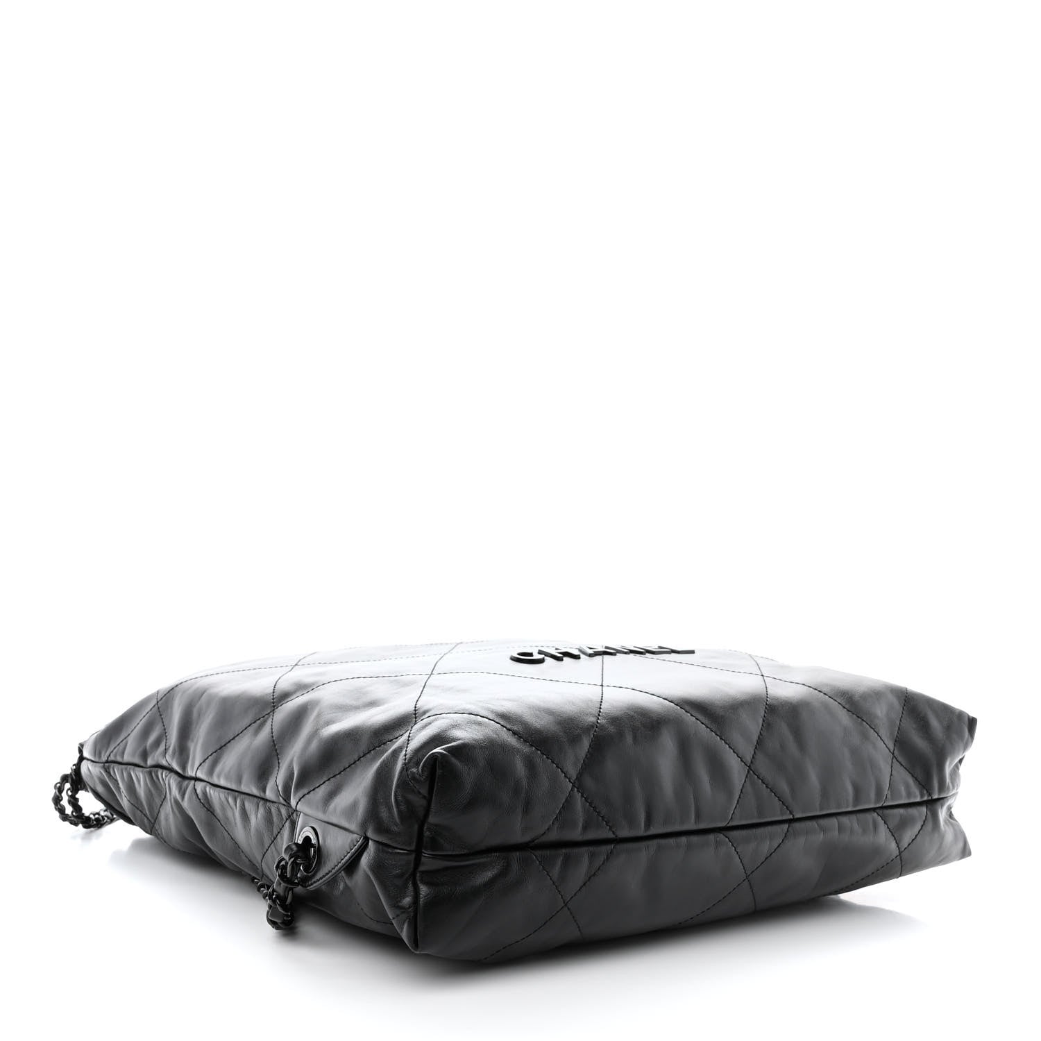 Chanel Shiny Calfskin Quilted Chanel 22 Backpack So Black 4 of 10