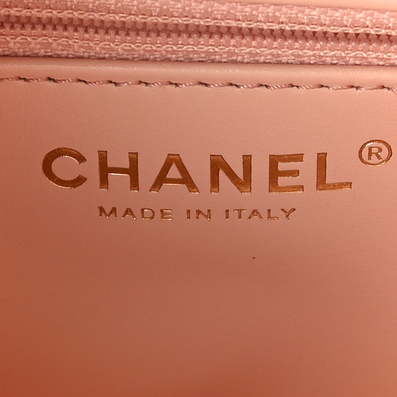 Chanel Shiny Aged Calfskin Quilted Nano Kelly Shopper Light Pink 6 of 9