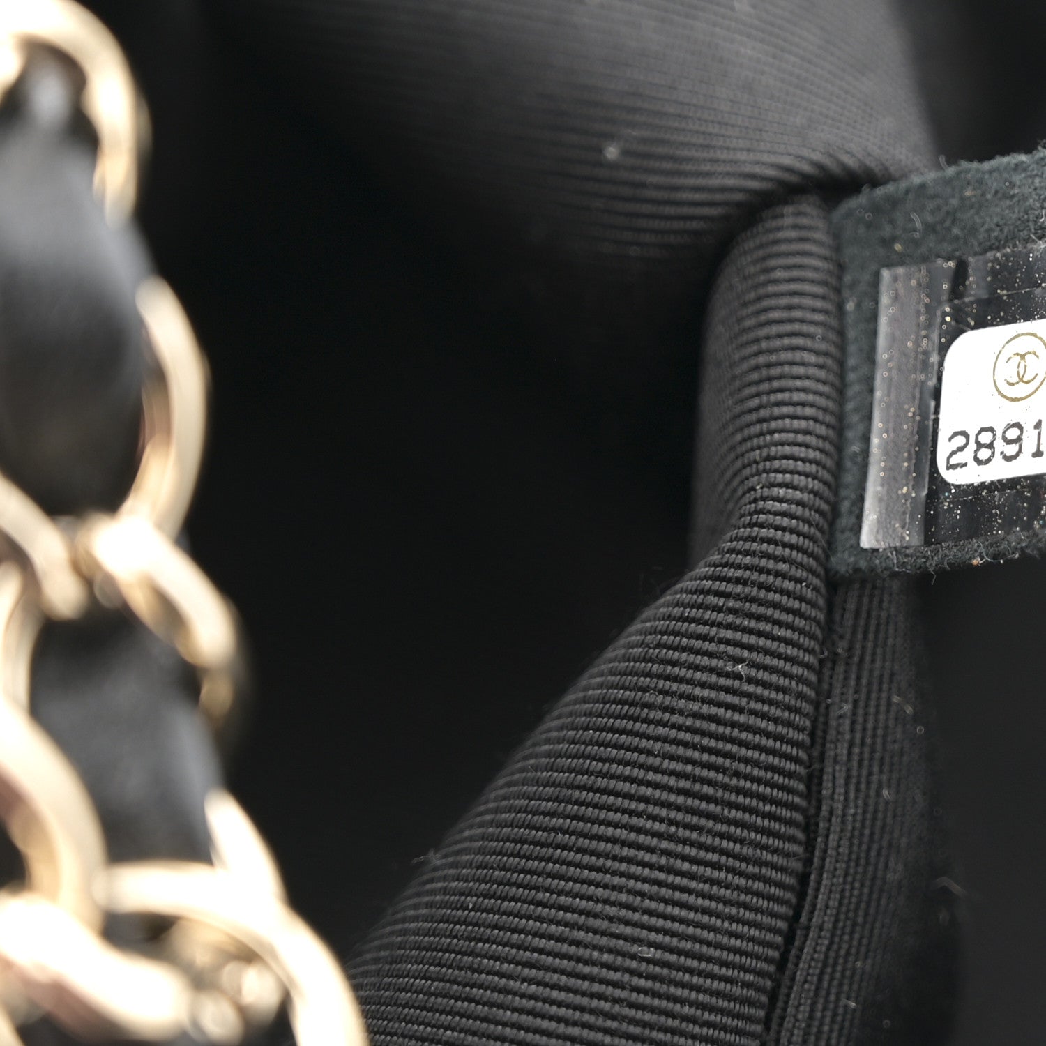 Chanel Lambskin Quilted Pearl Studded Flap Black 7 of 10