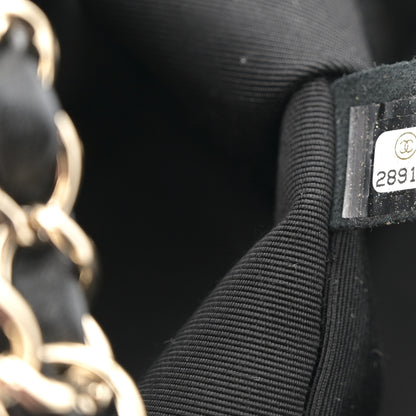 Chanel Lambskin Quilted Pearl Studded Flap Black 7 of 10
