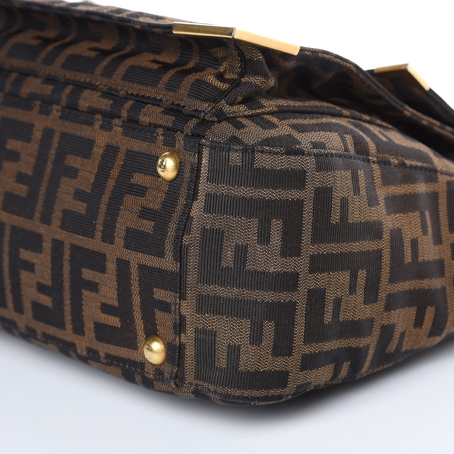 Fendi Zucca Satchel Tobacco 9 of 14