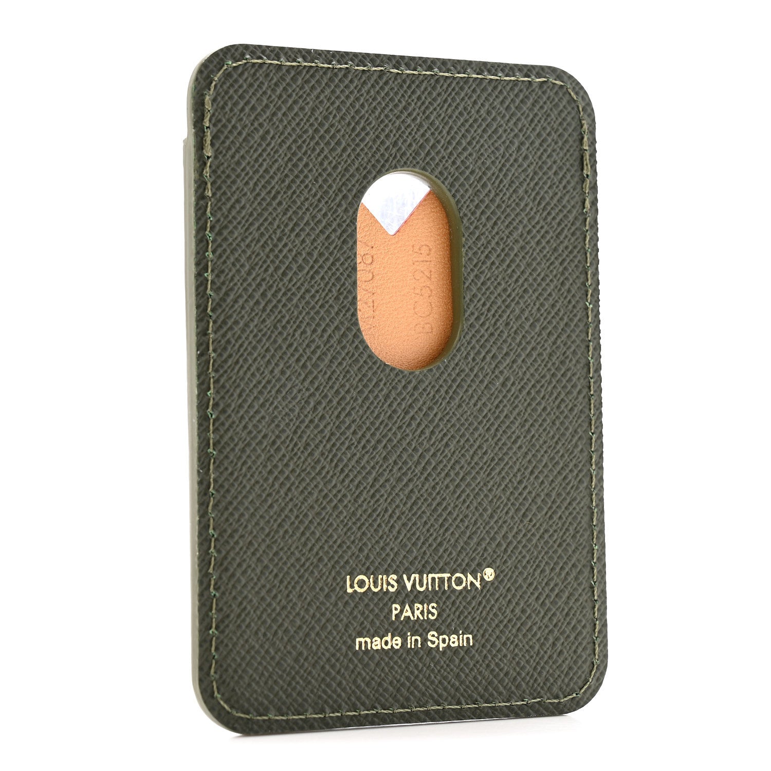 Louis Vuitton Monogram Heritage Magnetic Card Holder Khaki 3 of 7