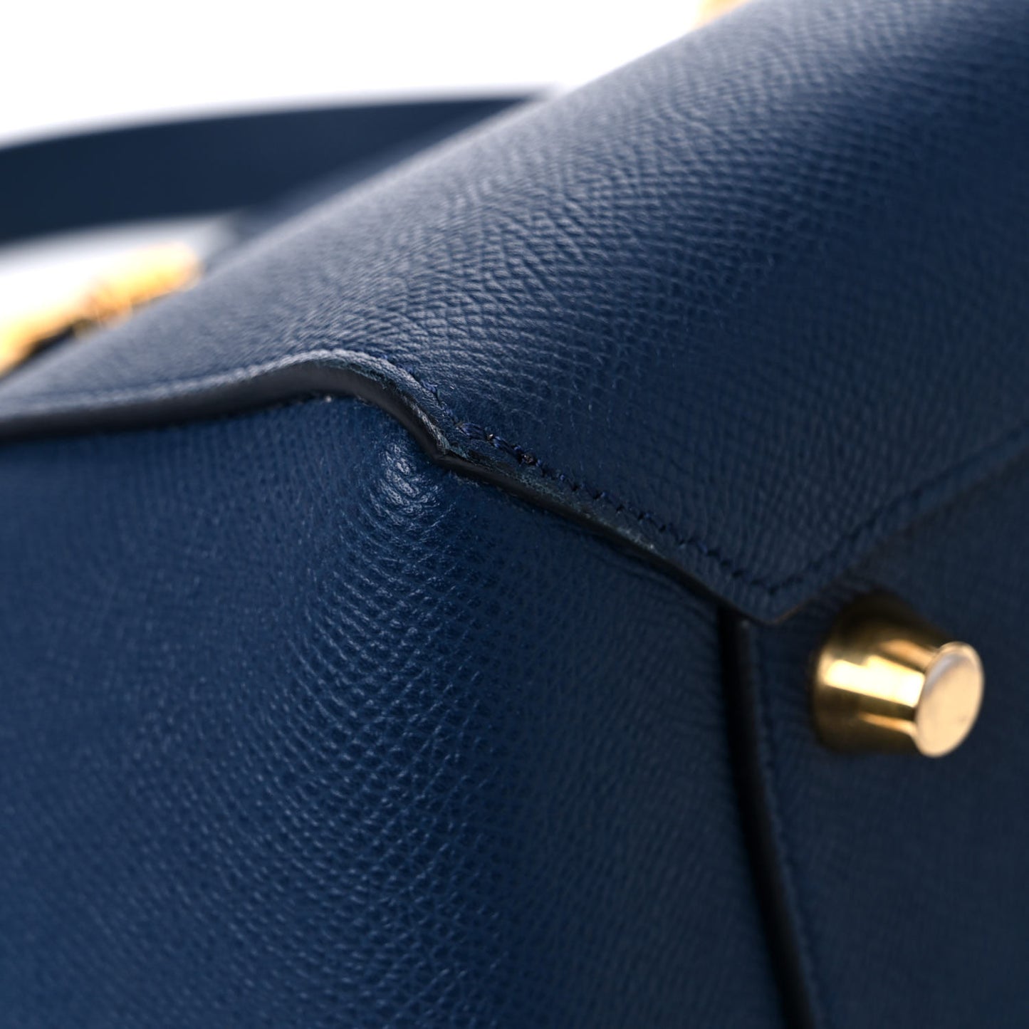 Grained Calfskin Mini Belt Bag Deepsea