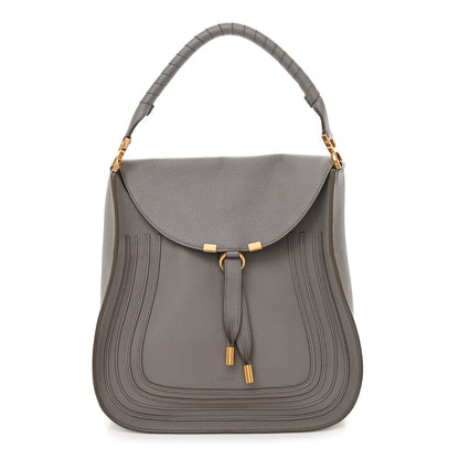 Chloe Calfskin Marcie Hobo Cashmere Grey 1 of 8