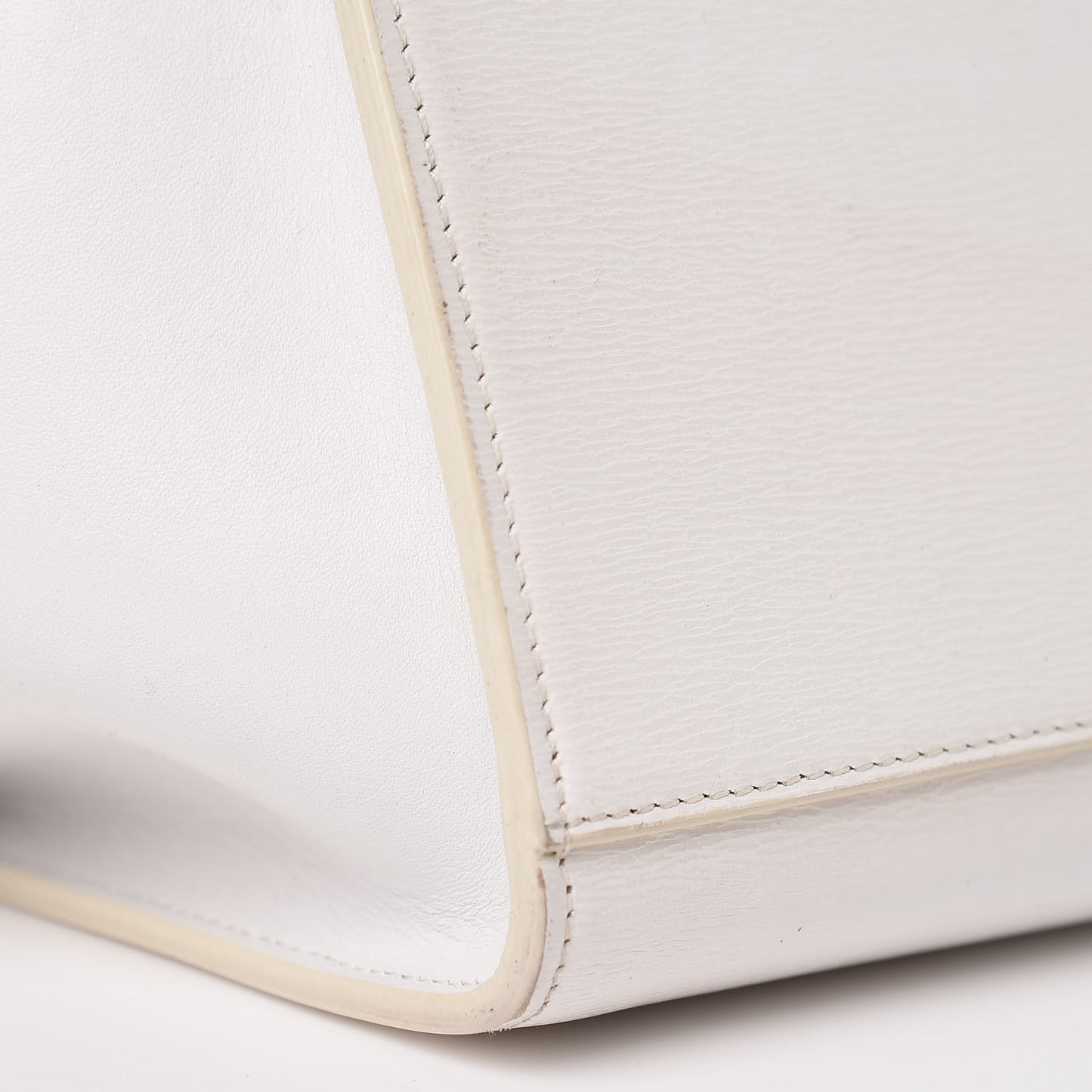 Liege Calfskin Small Trapeze White