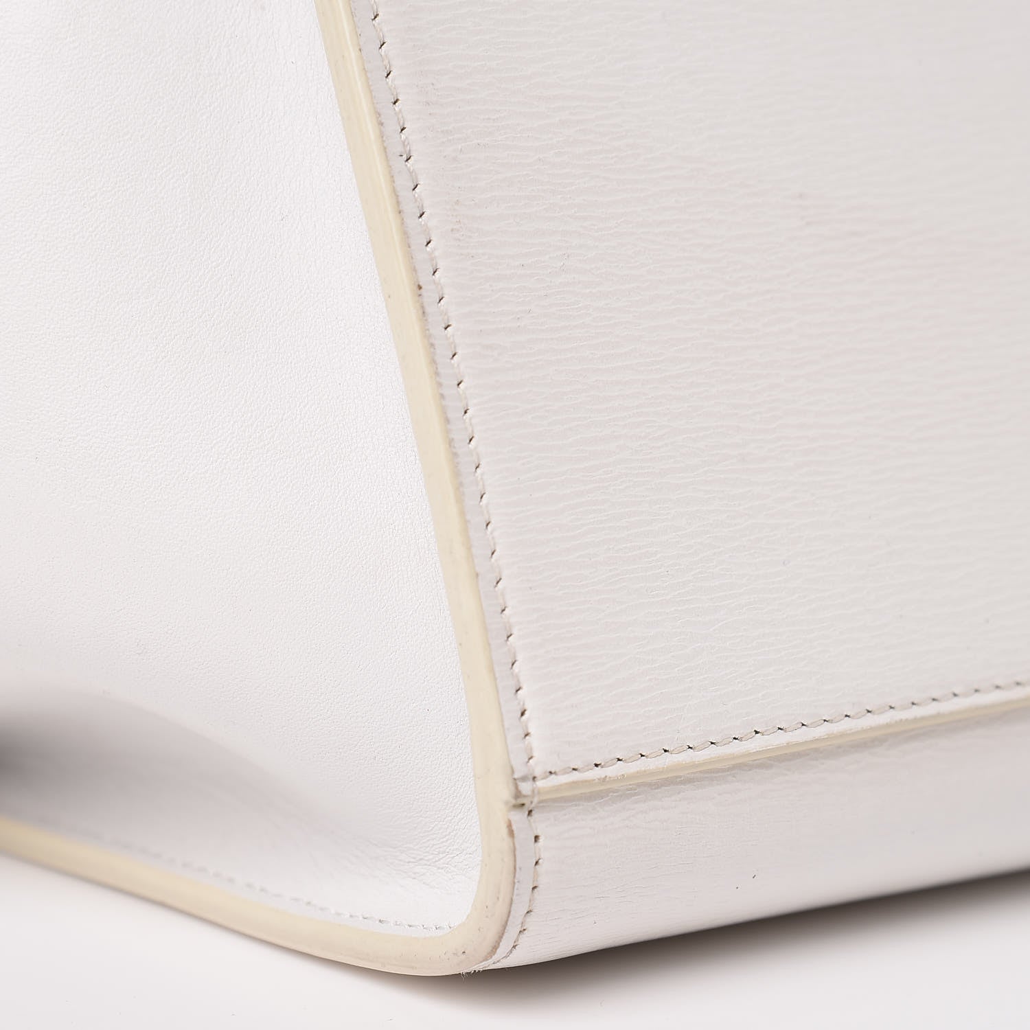 Celine Liege Calfskin Small Trapeze White 11 of 15