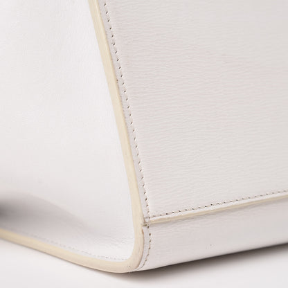 Celine Liege Calfskin Small Trapeze White 11 of 15