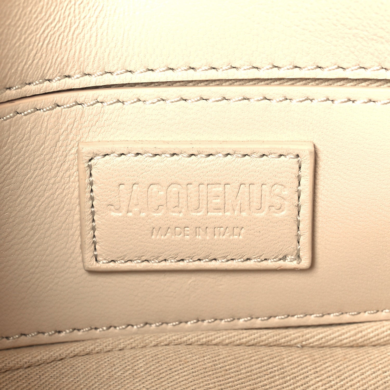 Jacquemus Padded Lambskin Le Petit Bambimou Light Beige 1779586