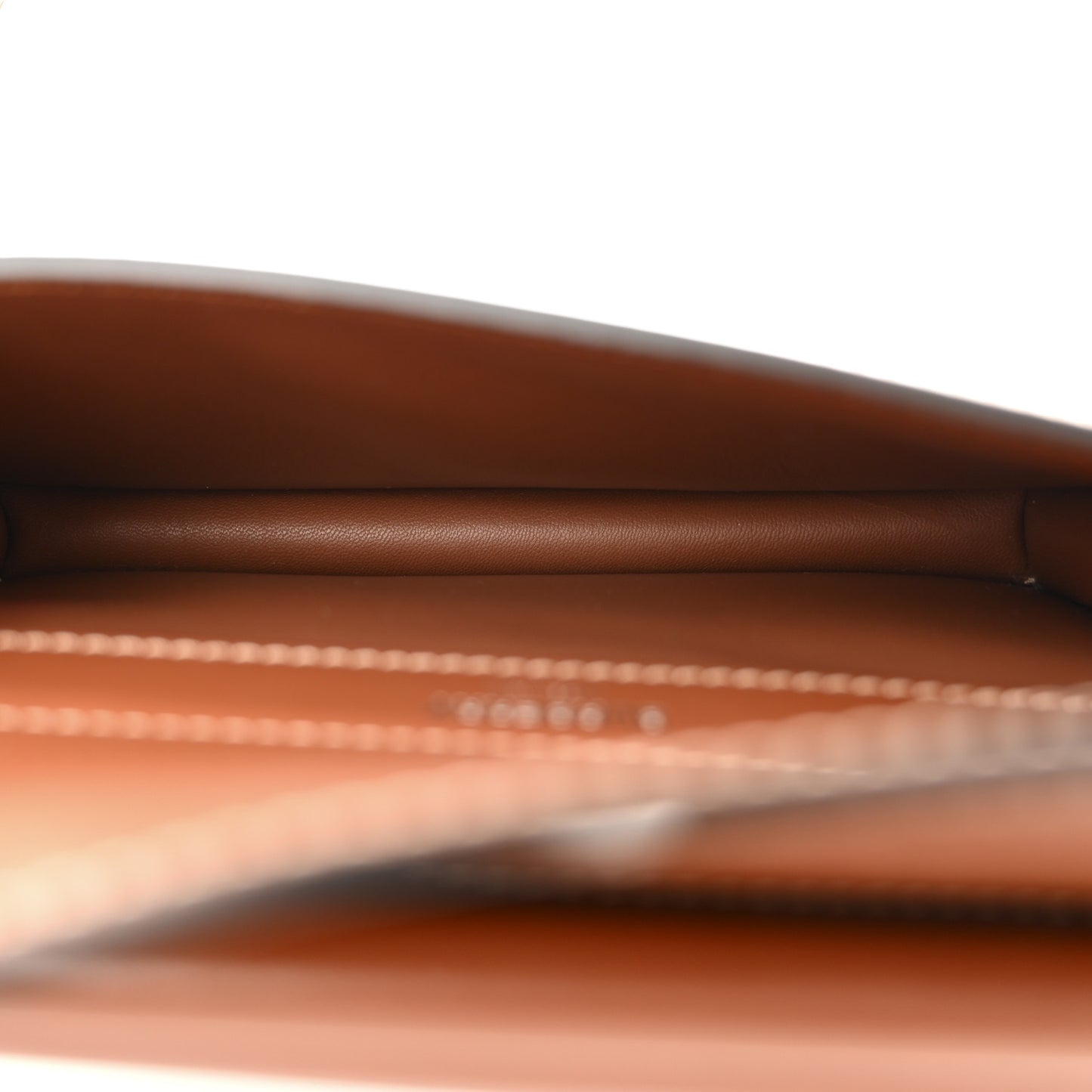 Smooth Calfskin Canvas Horseferry Print Mini Title Bag with Pocket Natural Malt Brown