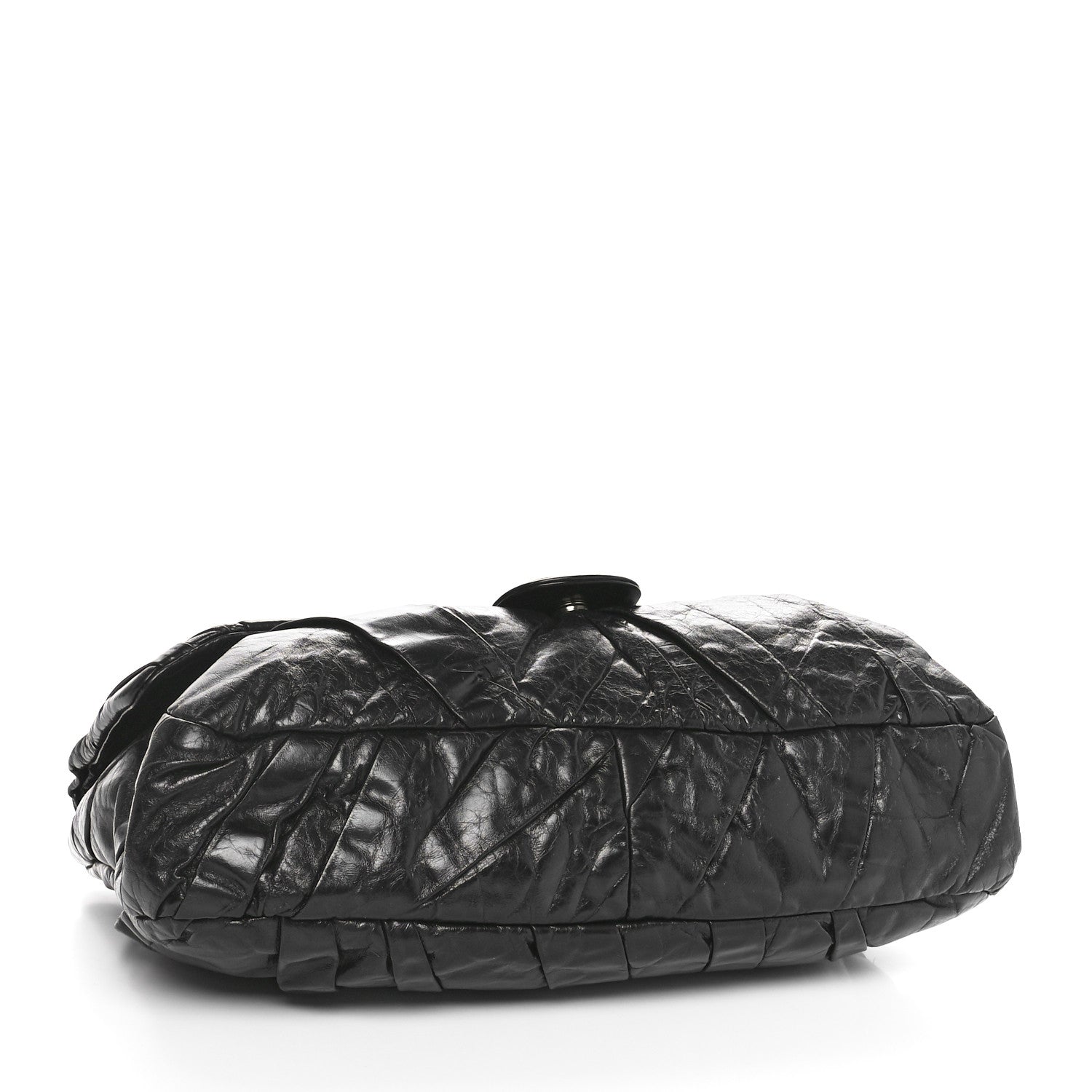 Chanel Glazed Calfskin Twisted Maxi Flap Black 4 of 10