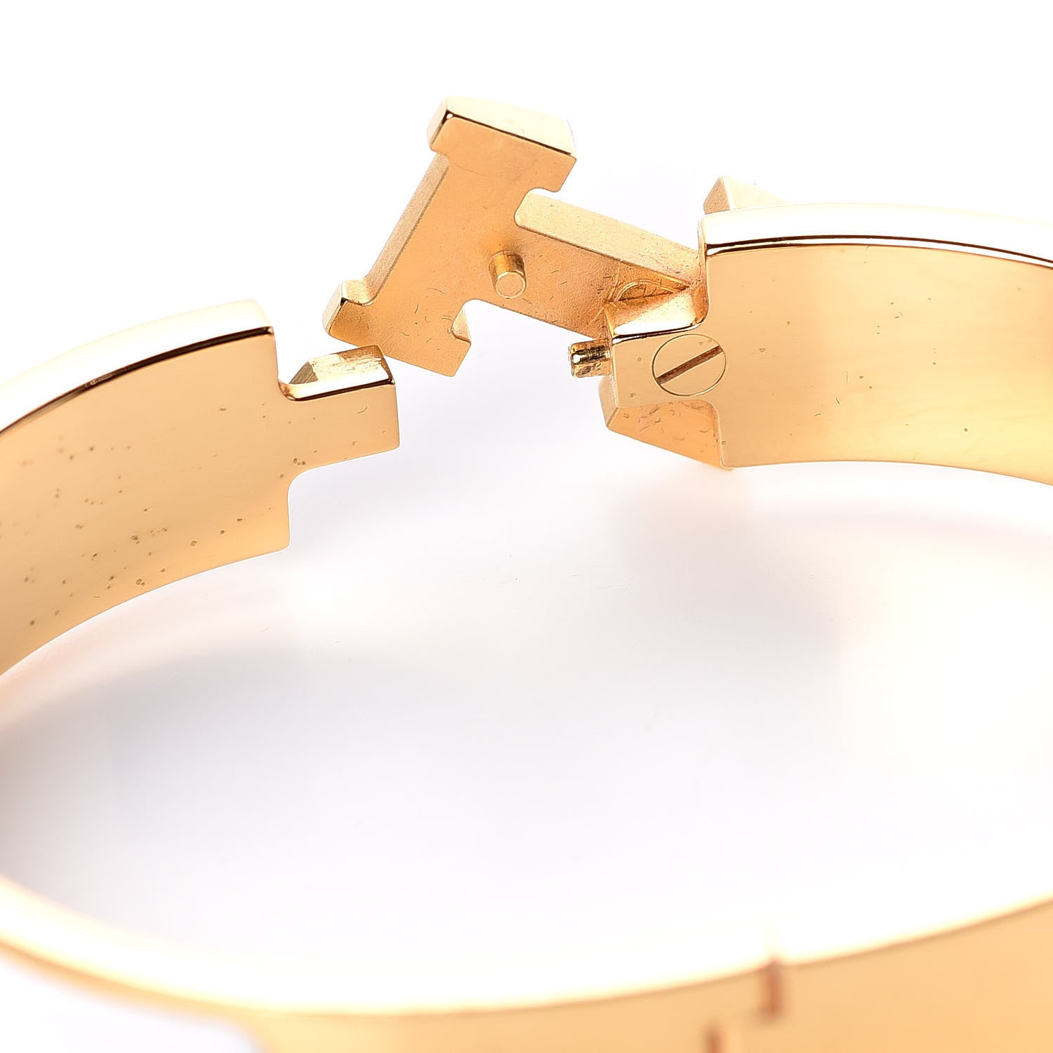 Hermes Enamel Narrow Clic Clac H Bracelet PM White 4 of 6