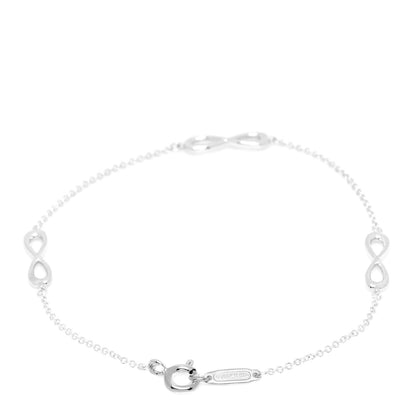 Tiffany Sterling Silver Infinity Endless Bracelet 3 of 6