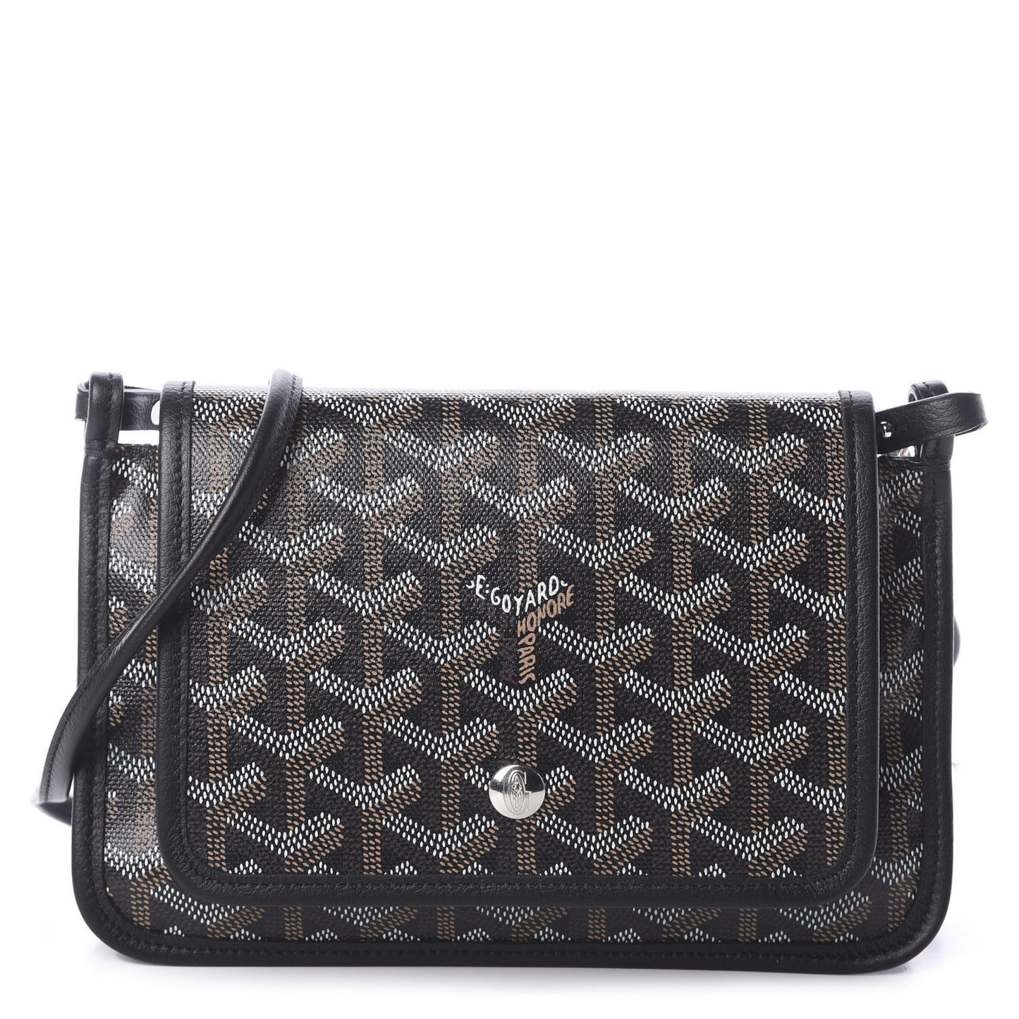 Goyardine Plumet Wallet Clutch Black