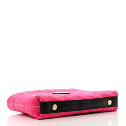 Louis Vuitton Monogram Scuba Clutch Pochette Fuchsia 4 of 8