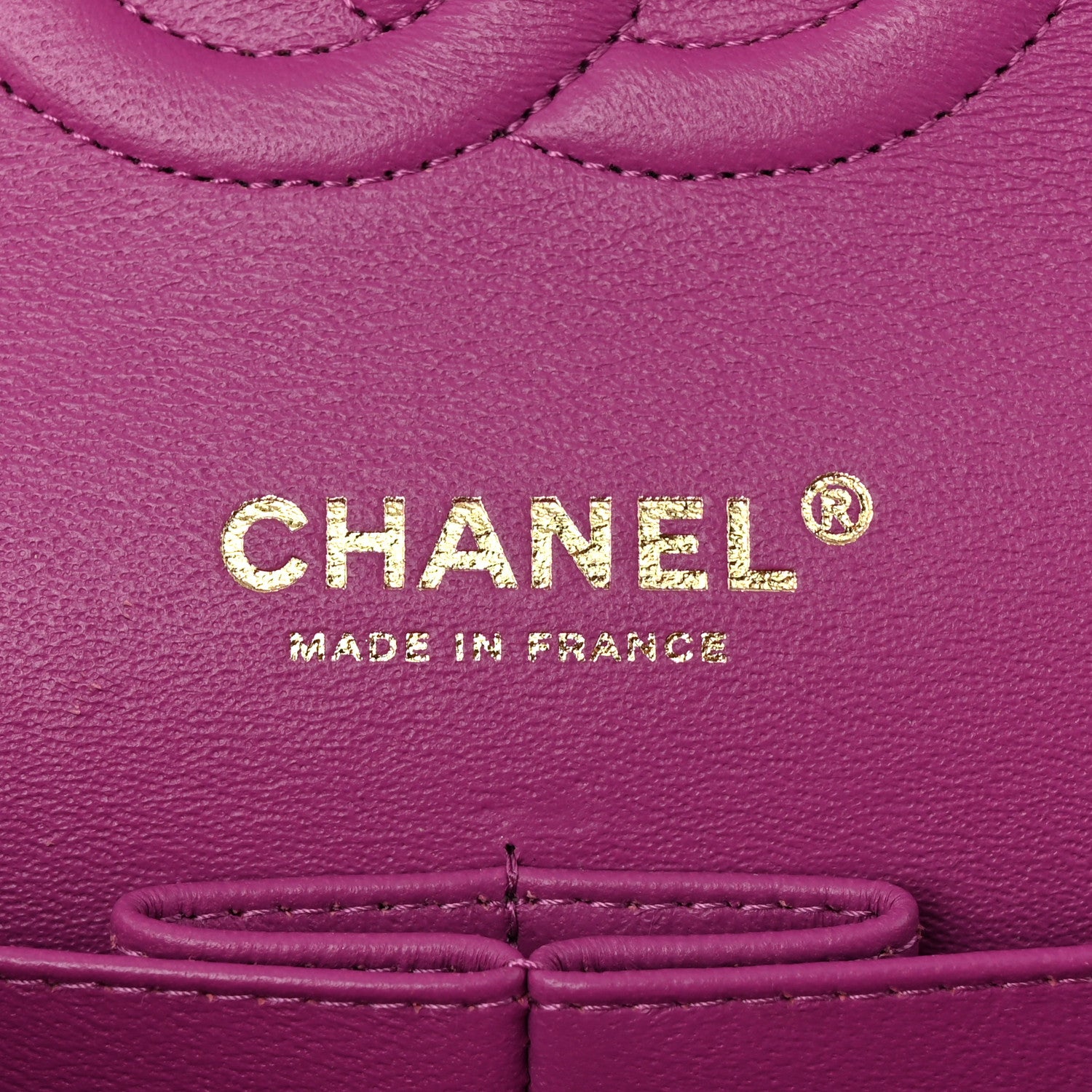Chanel Lambskin Quilted Medium Double Flap Blue Pink 6 of 10