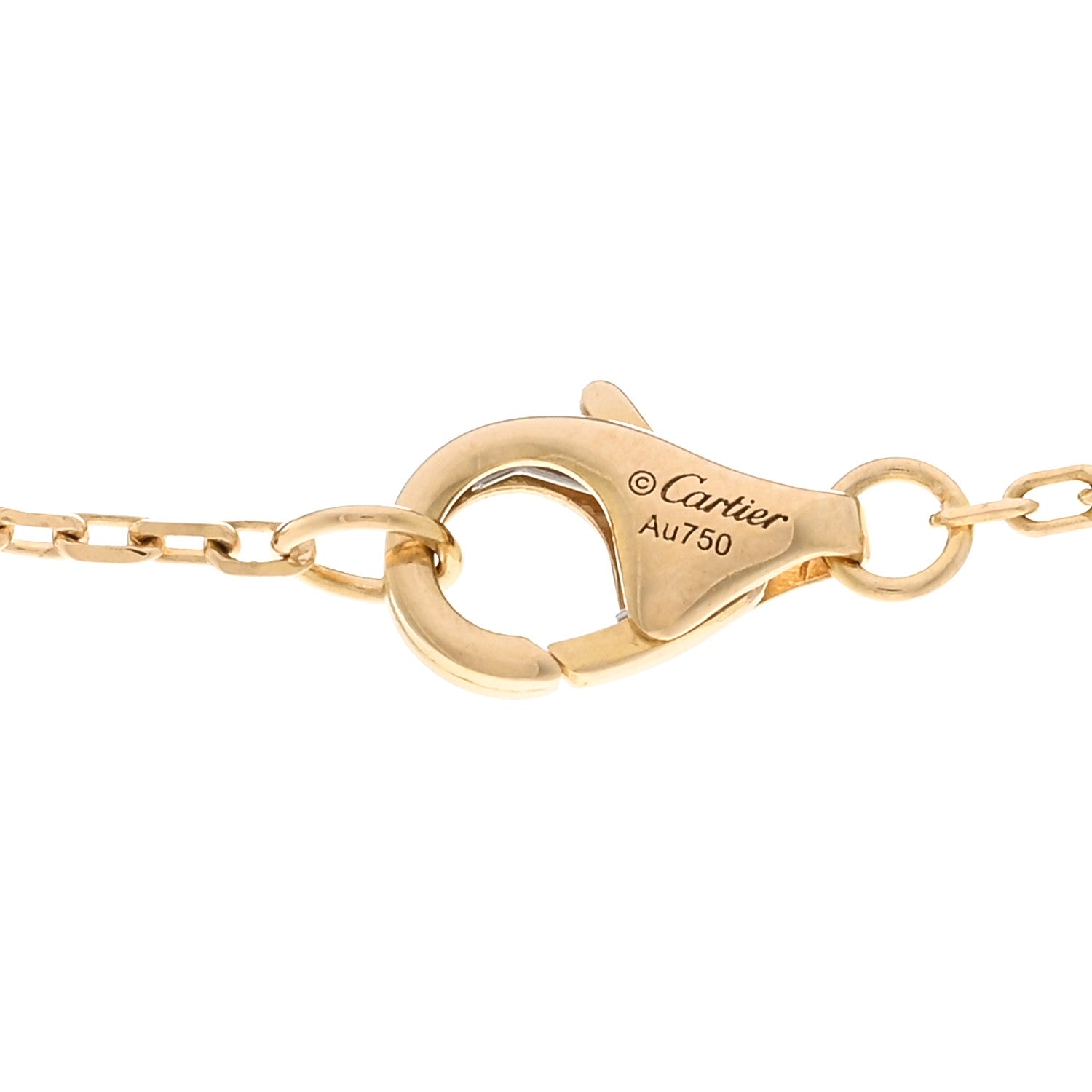 Cartier 18K Yellow Gold Diamond Juste Un Clou Pendant Necklace 4 of 4