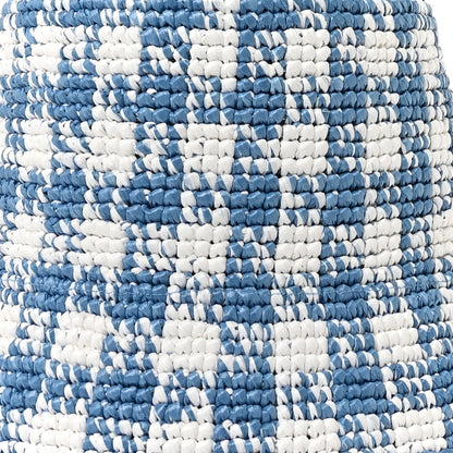 Prada Yarn Raffia Effect Crochet Triangle Bucket Hat S Celeste 5 of 8