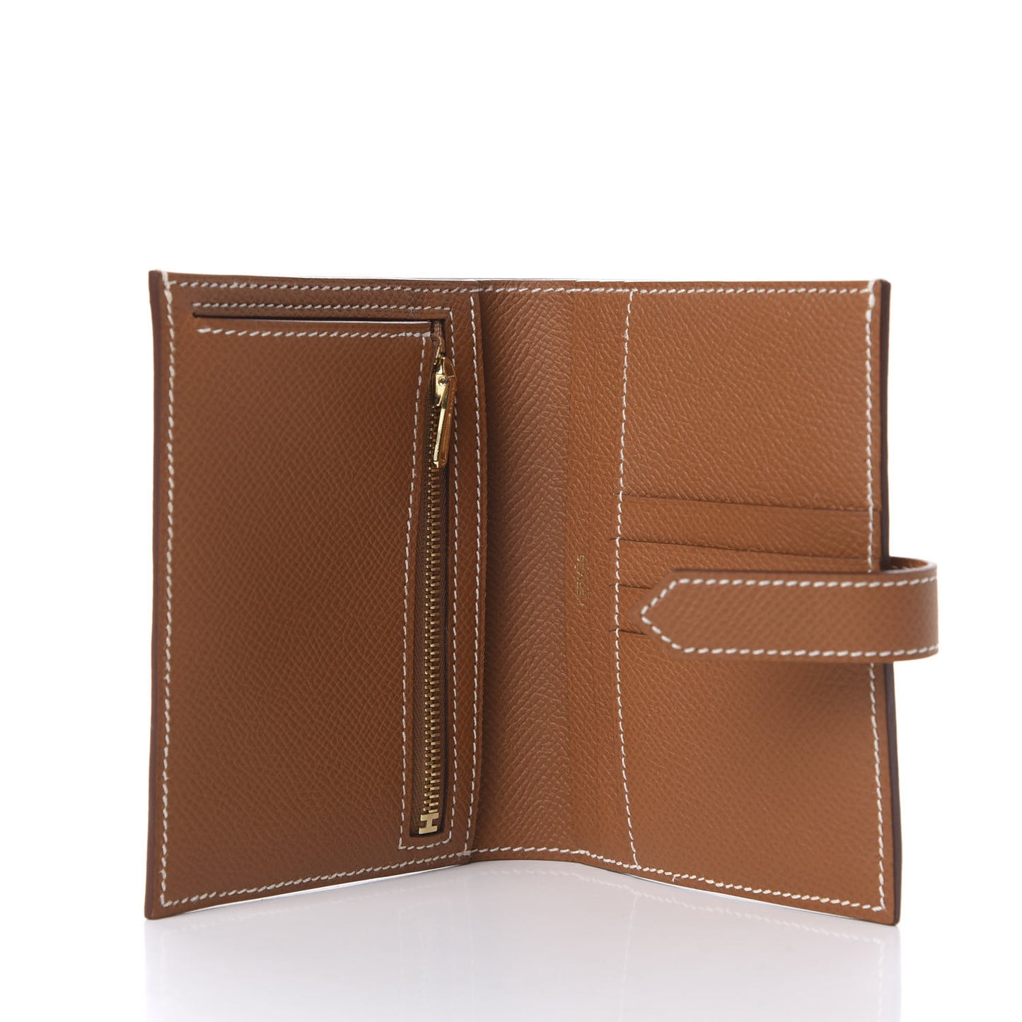 Epsom Bearn Compact Wallet Gold