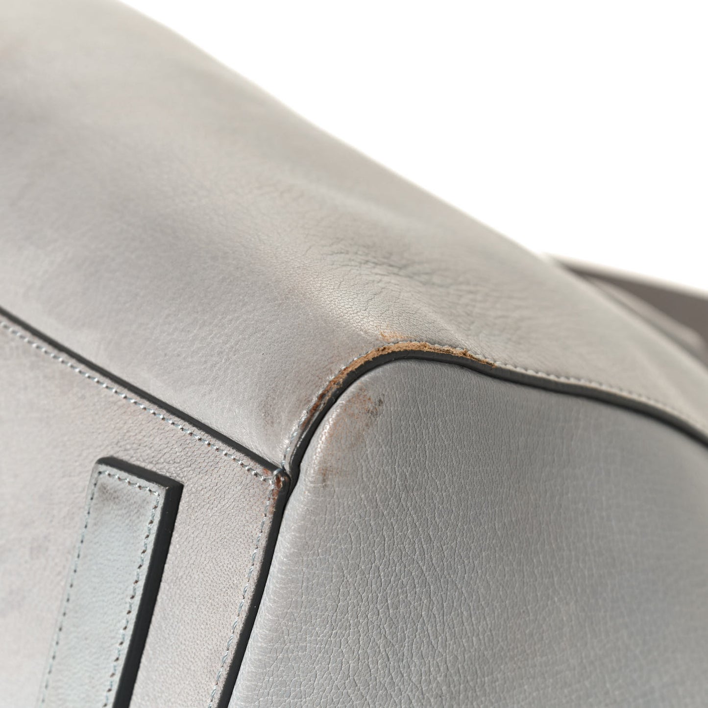 Sugar Goatskin Medium Antigona Pearl Grey