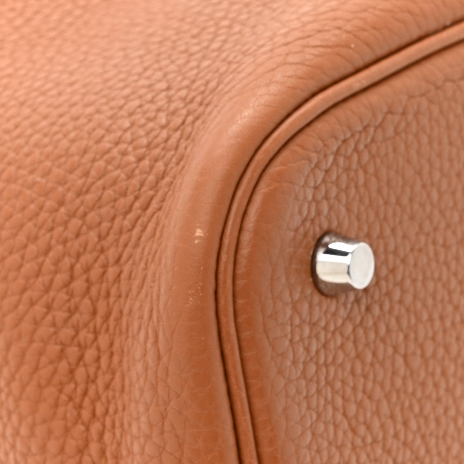 Hermes Taurillon Clemence Picotin Lock 22 MM Gold 12 of 12