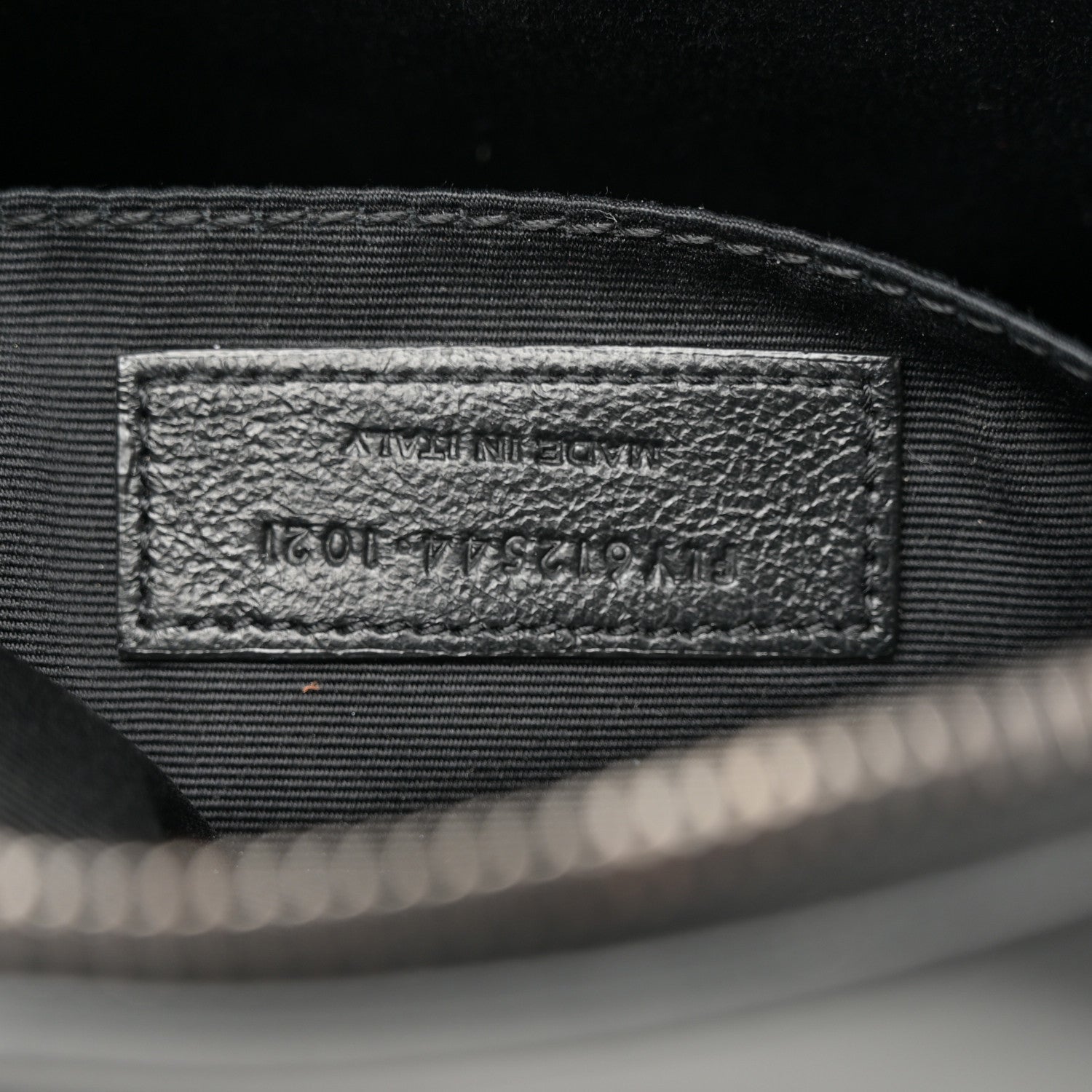 Saint Laurent Calfskin Matelasse Monogram Lou Camera Bag Black 7 of 14