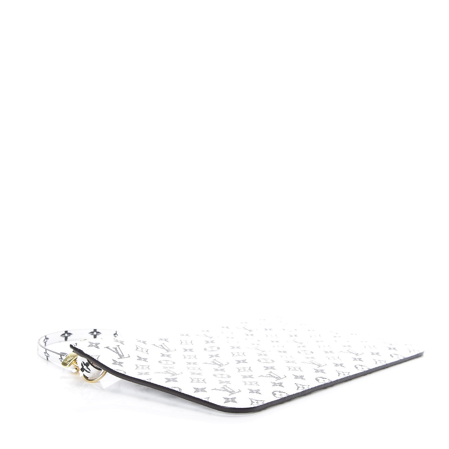 Louis Vuitton Monogram Giant Neverfull MM GM Pochette White 7 of 9