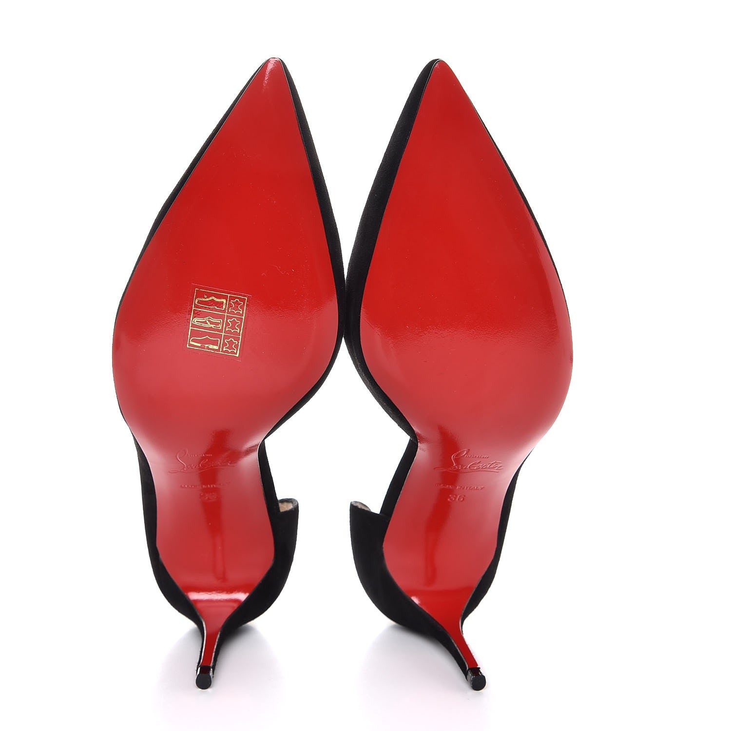 Christian Louboutin Veau Velours Iriza 70 Pumps 36 Black 5 of 8