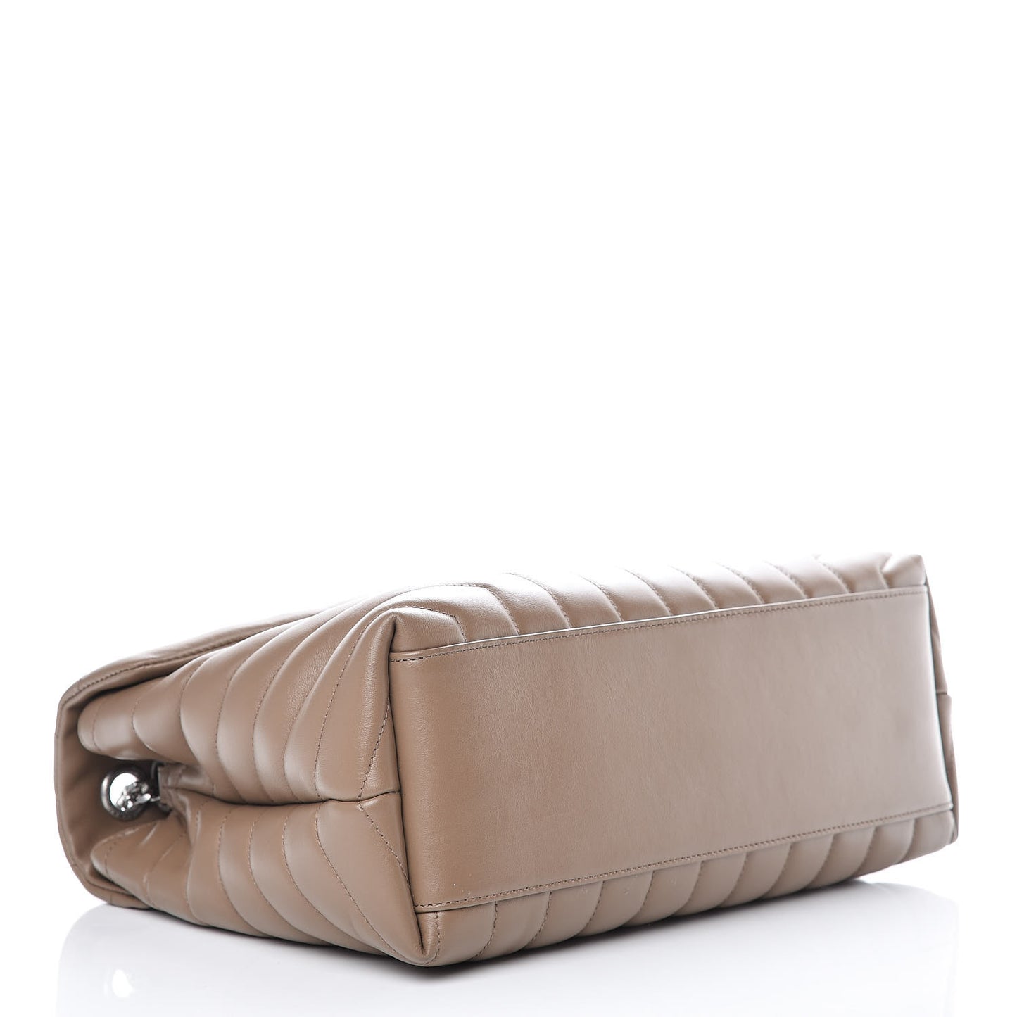 Calfskin Y Quilted Monogram Medium Loulou Chain Satchel Desert Storm