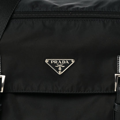 Prada Nylon Vela Messenger Bag Black 7 of 10