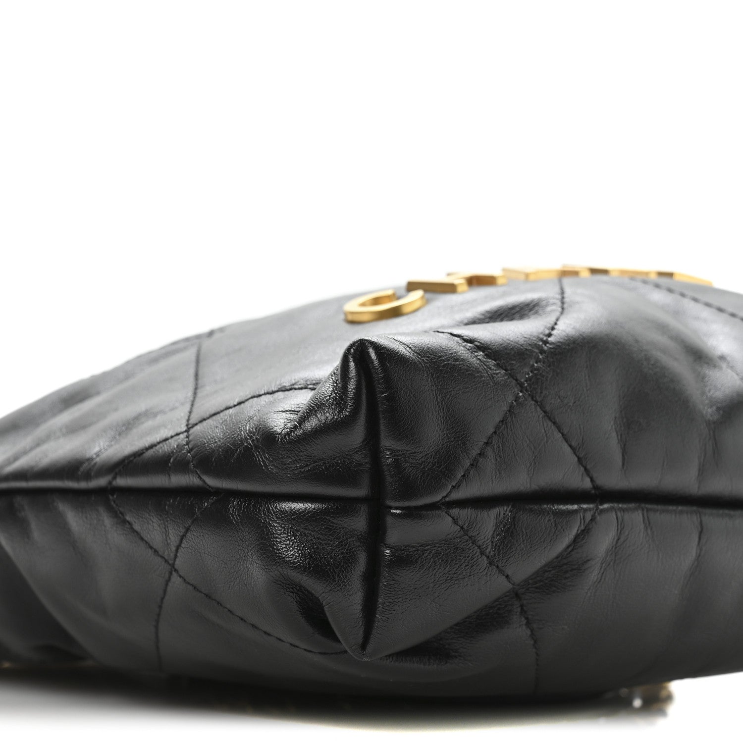 Chanel Shiny Calfskin Quilted Mini Chanel 22 Black 10 of 11