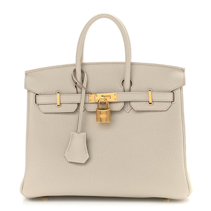 Hermes Togo Birkin 25 Beton 1 of 12