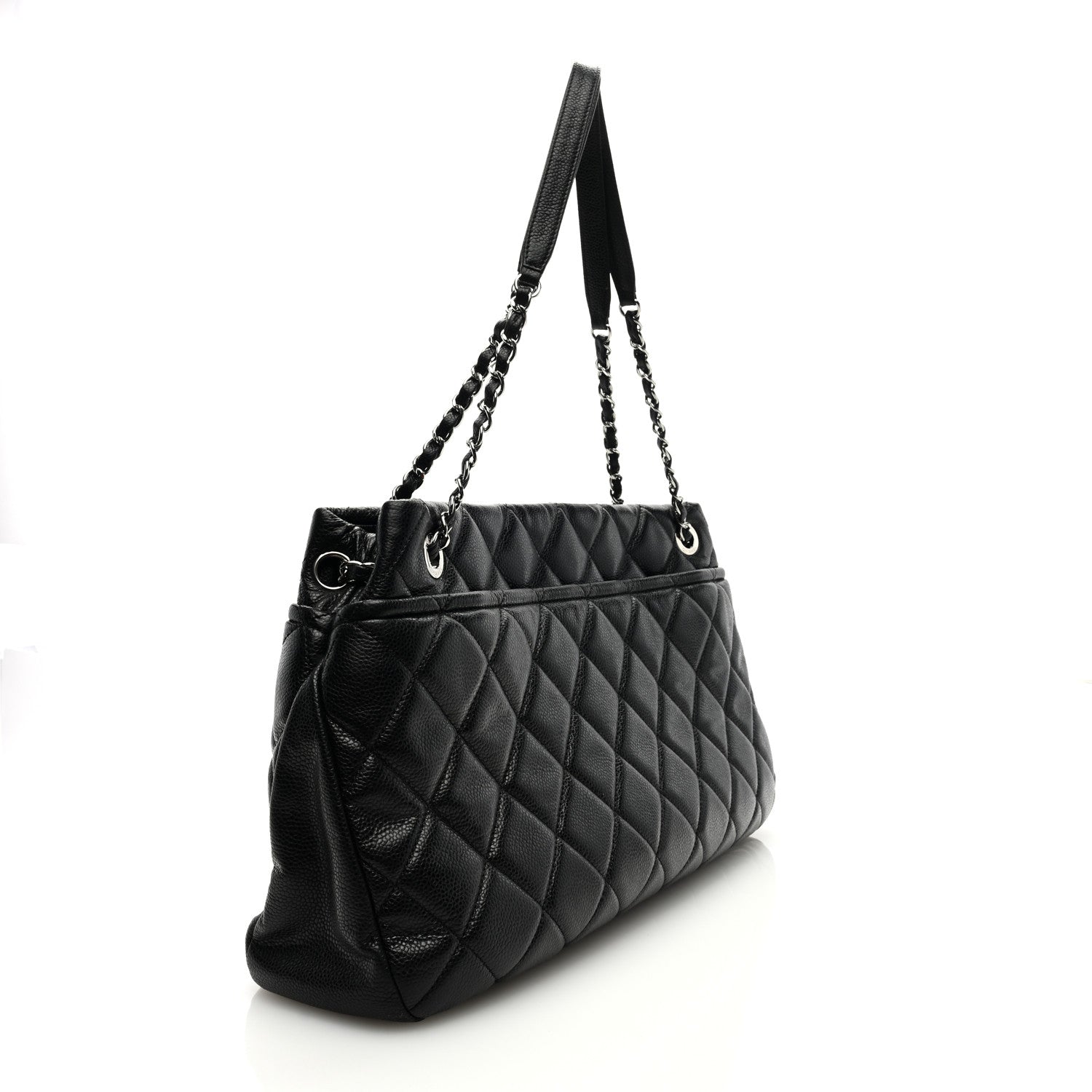 Chanel Caviar Quilted Timeless CC Soft Tote Black 3 of 9