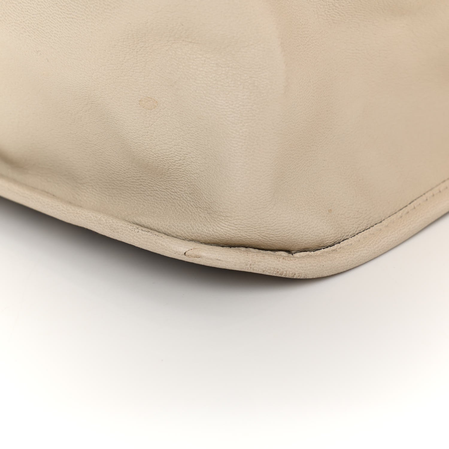 Gucci Monogram Calfskin Large Horsebit 1955 Tote Bag Beige Mystic White 12 of 13