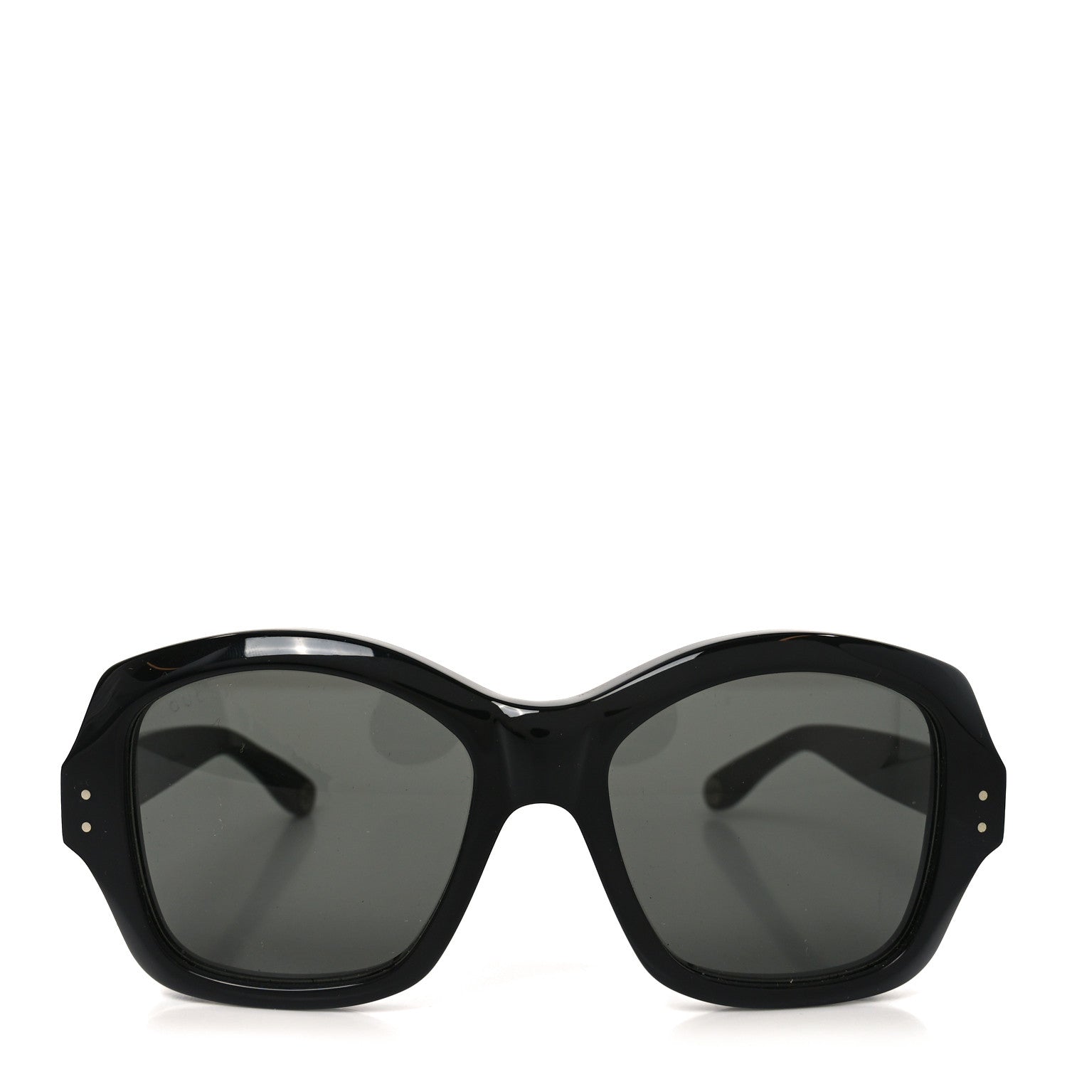 Gucci Acetate Rectangle Frame Sunglasses GG0624S Black 2 of 7