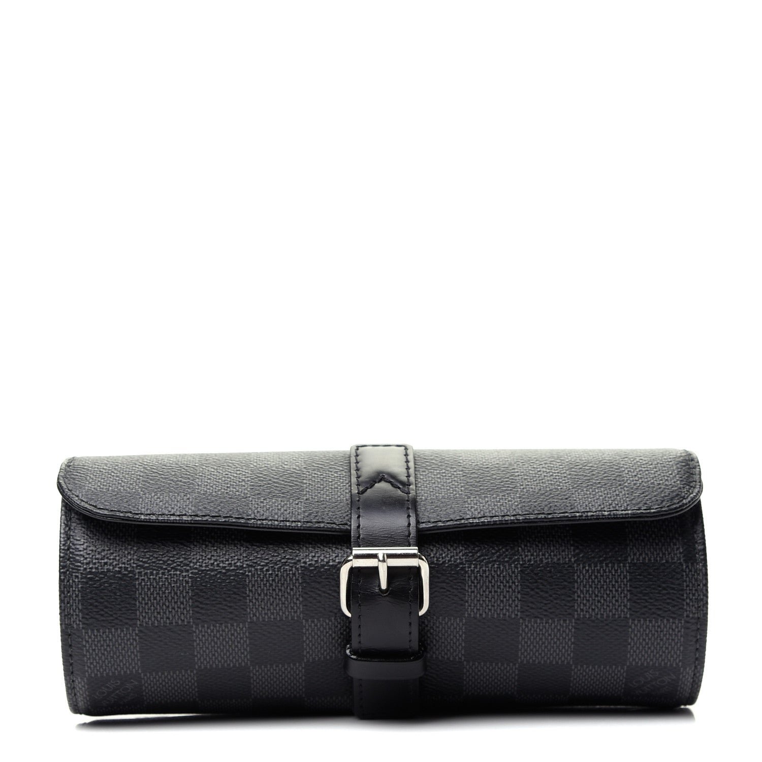 Louis Vuitton Damier Graphite 3 Watch Travel Case 1 of 6