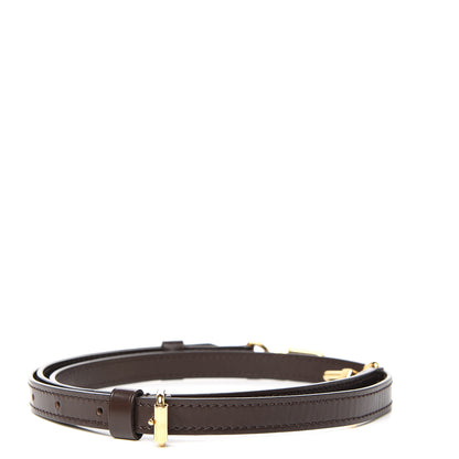 Louis Vuitton Calfskin 16mm Adjustable Shoulder Strap Brown 2 of 4
