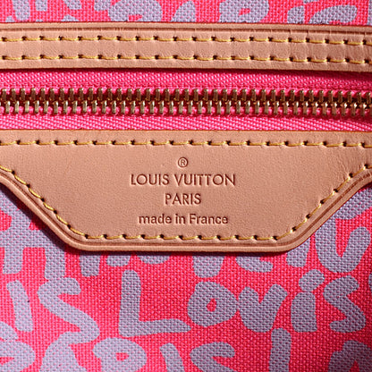Louis Vuitton Monogram Graffiti Neverfull GM Fuchsia 6 of 7