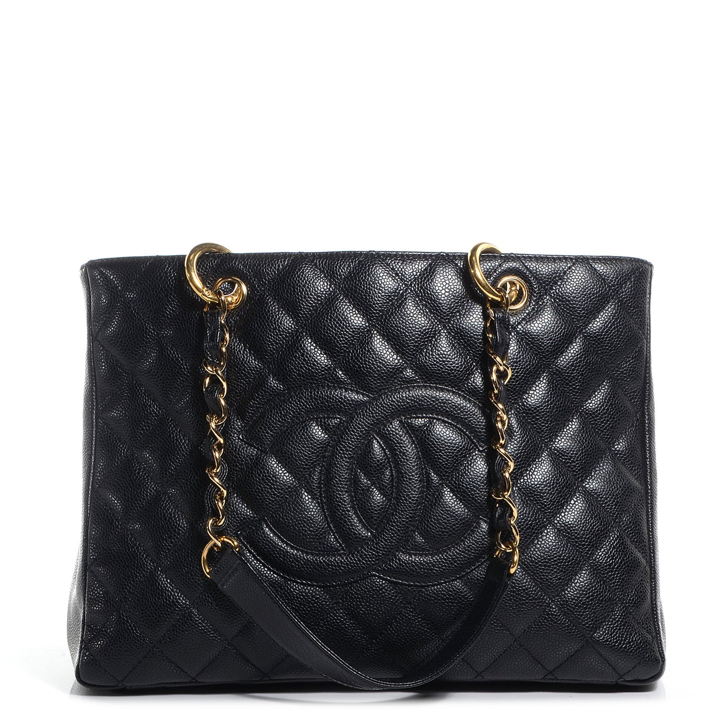 Caviar Grand Shopping Tote GST Black