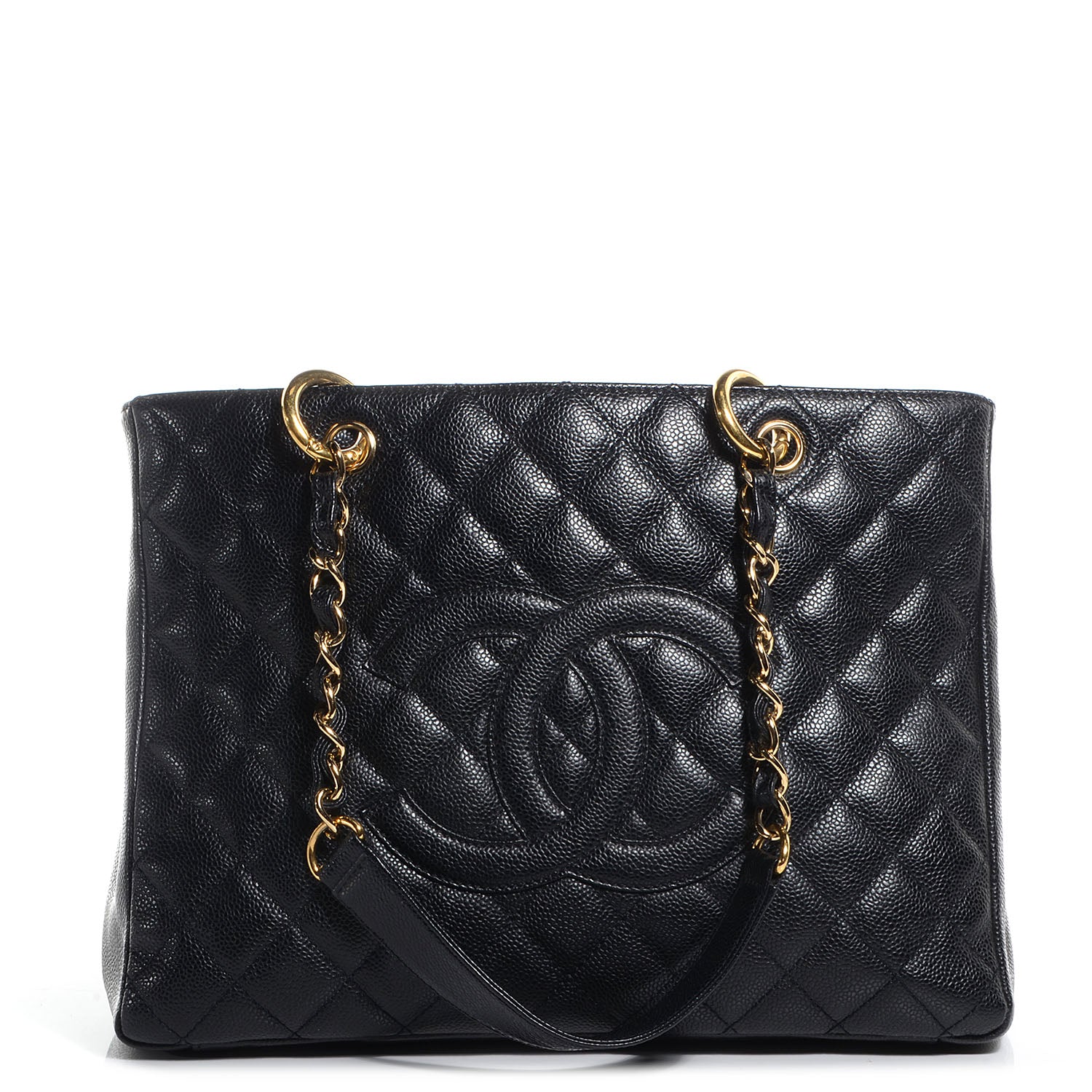 Chanel Caviar Grand Shopping Tote GST Black 1 of 7