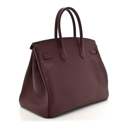 Hermes Togo Birkin 35 Bordeaux 3 of 17