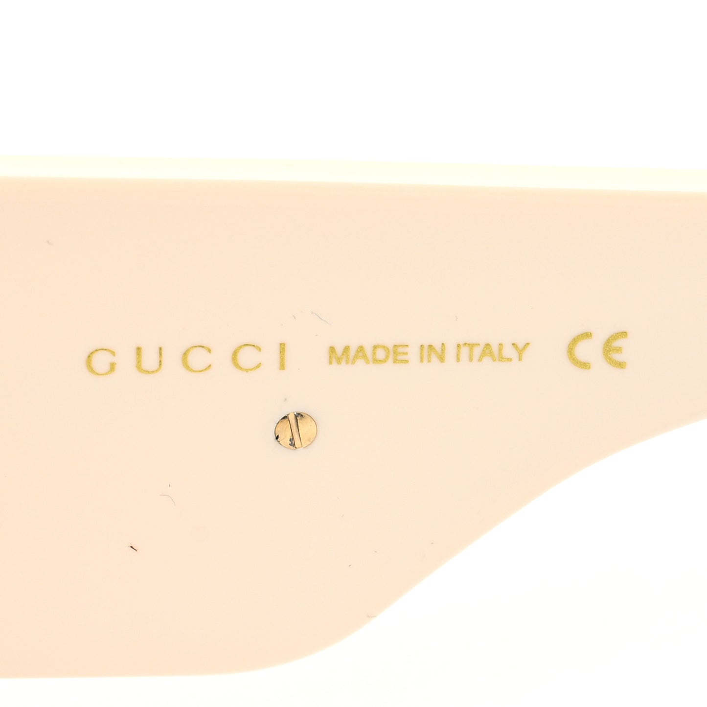 Acetate Crystal Oversize Hollywood Forever Sunglasses GG0144S Ivory