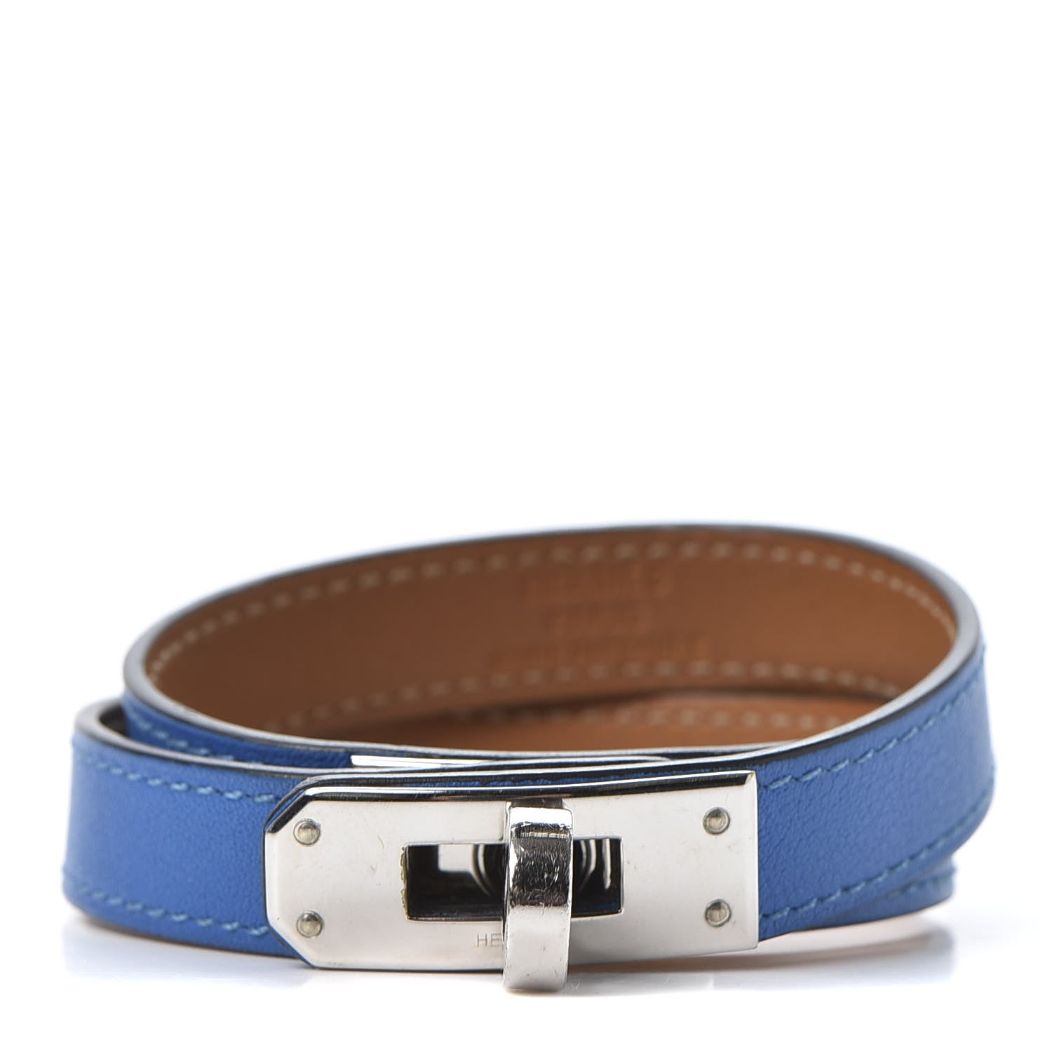 Hermes Swift Kelly Double Tour Bracelet M Mykonos 1 of 7