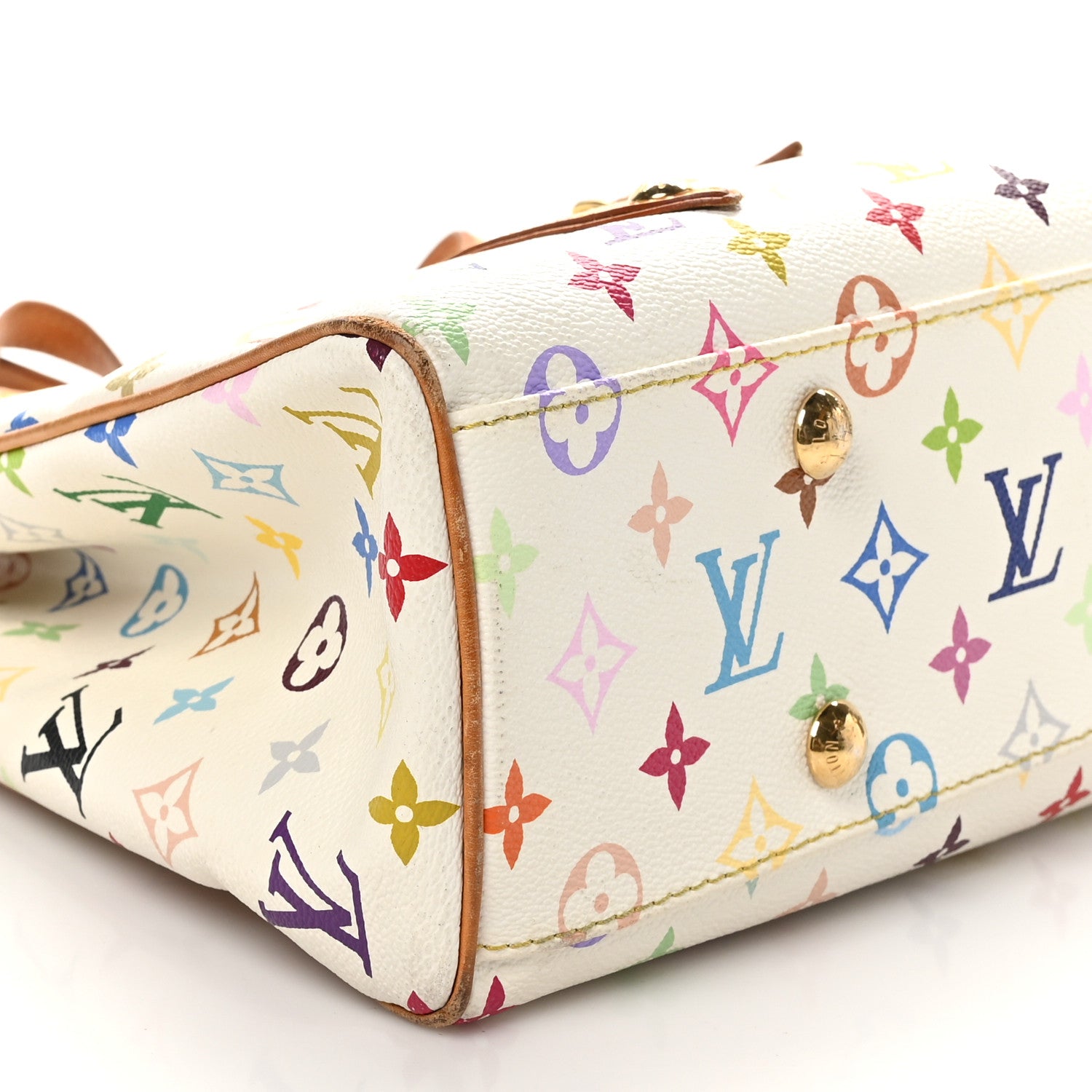 Louis Vuitton Monogram Multicolor Aurelia MM White 8 of 9