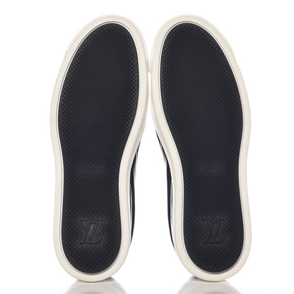 Louis Vuitton Denim Monogram Tempo Sneakers 35.5 Blue 5 of 10