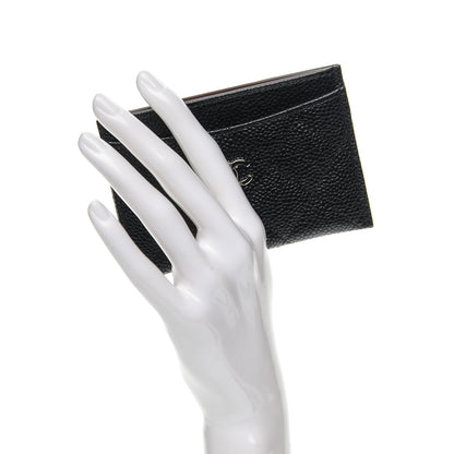 Chanel Caviar Quilted Card Holder Black 2 of 8