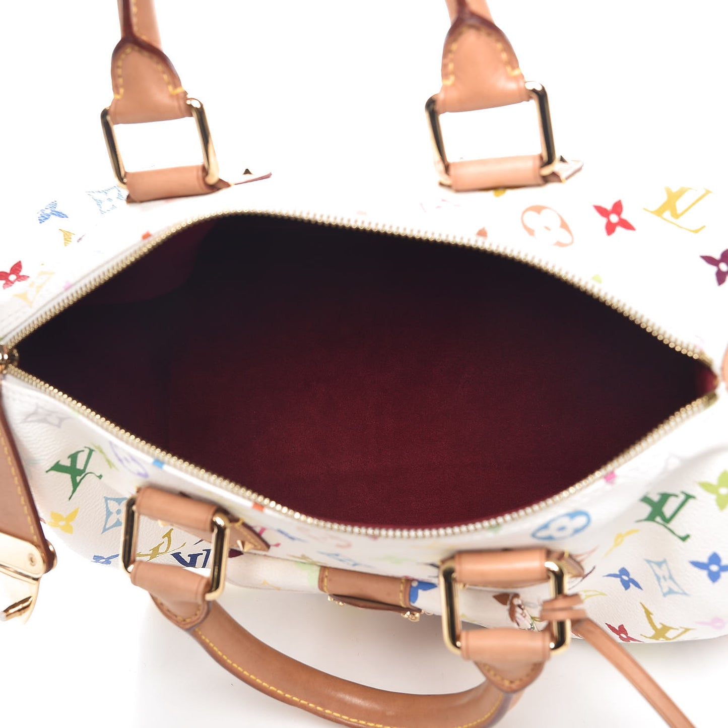 Monogram Multicolor Speedy 30 White