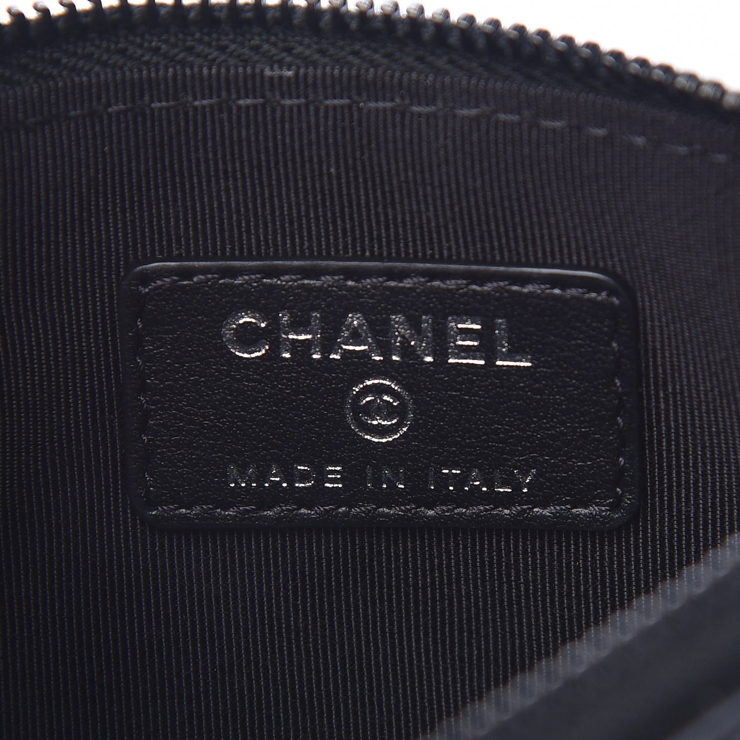 Aged Calfskin Quilted Small Reissue Cosmetic Case So Black